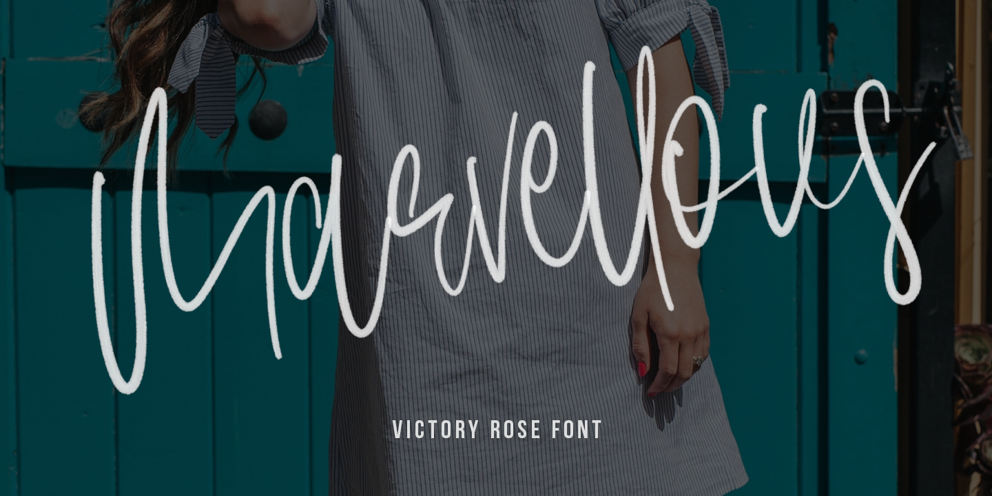 Font Victory Rose
